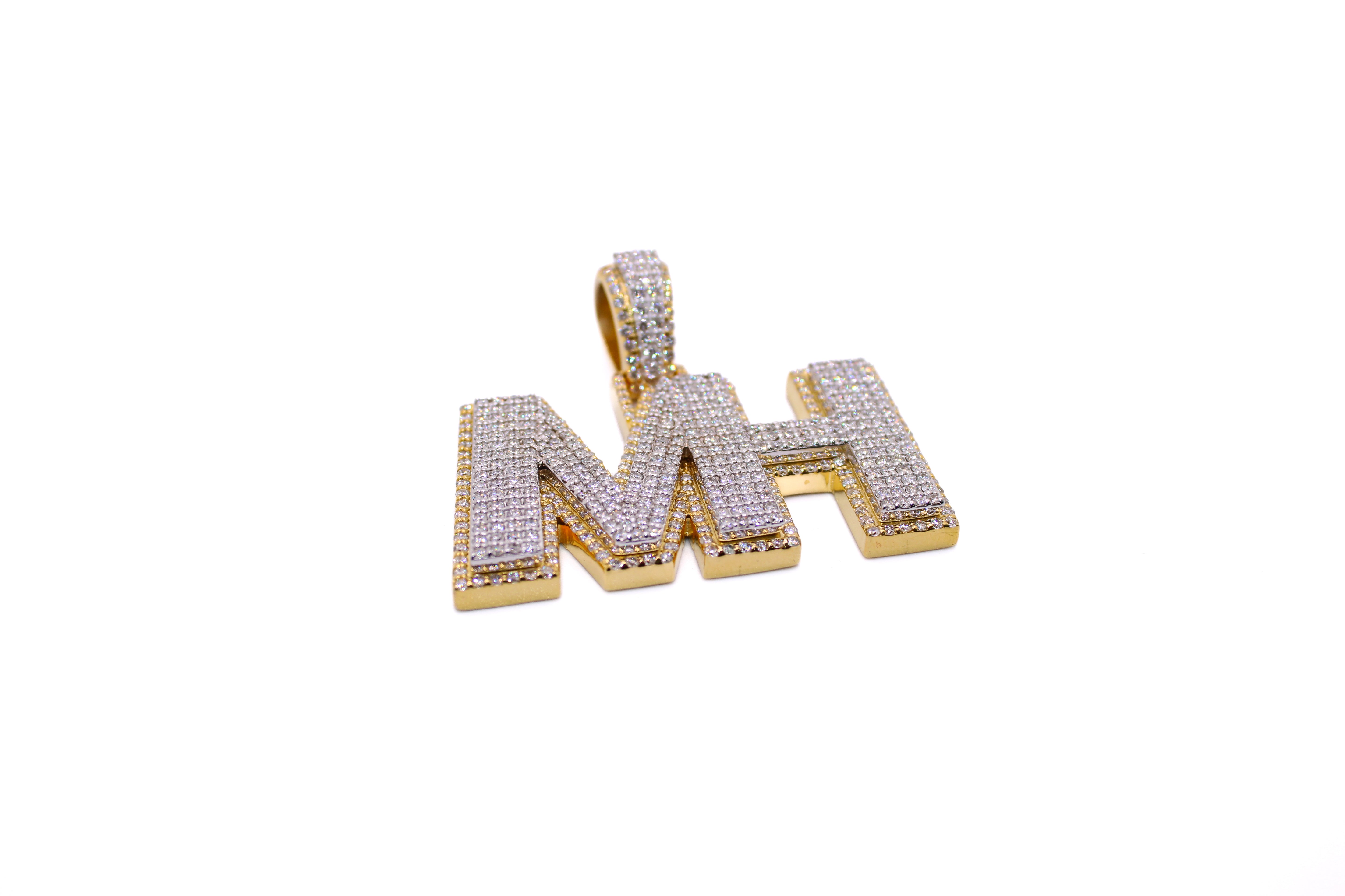 MH Diamond Gold Pendant