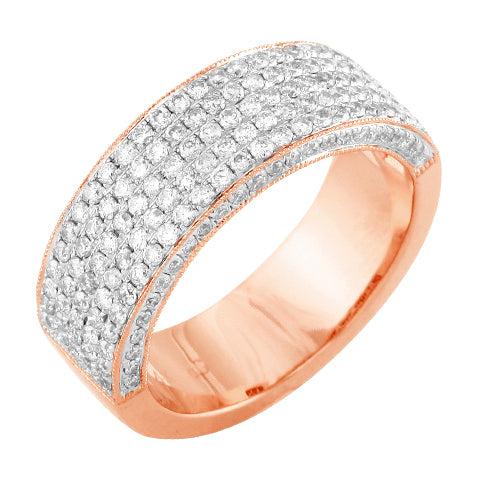 14KR 1.00CTW MICRO-PAVE SET RING