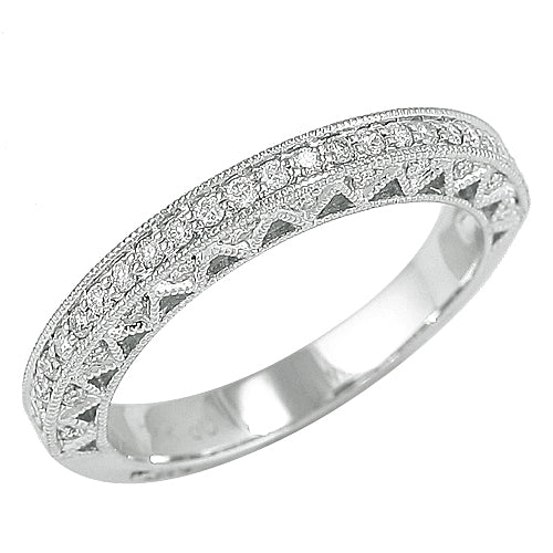 14KW 0.30CTW DIAMOND FANCY RING