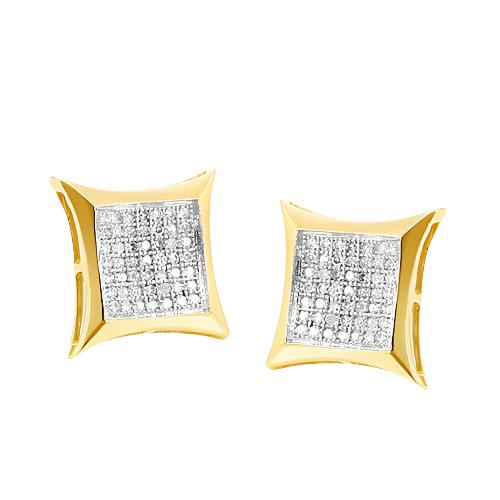 10KY 0.33CTW DIAMOND KITE EARRINGS