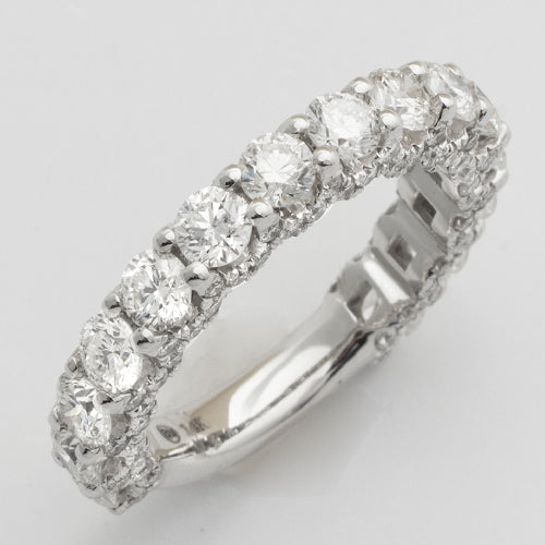 14KW 2.39CTW DIAMOND ETERNITY BAND - SIZE 5.5